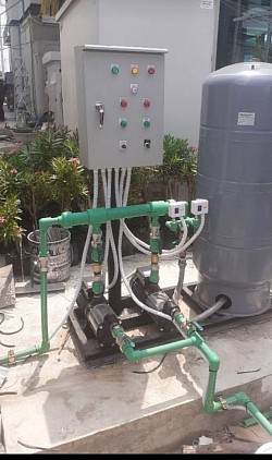 ติดตั้งระบบบูเตอร์ปั๊ม